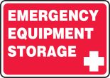 EMERGENCY EQUIPMENT STORAGE (W/GRAPHIC)