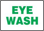 Safety Sign, Legend: EYE WASH