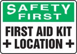 FIRST AID KIT LOCATION (W/GRAPHIC)
