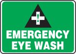 EMERGENCY EYE WASH (W/GRAPHIC)
