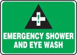 EMERGENCY SHOWER AND EYE WASH (W/GRAPHIC)