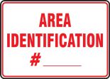 AREA IDENTIFICATION # ___