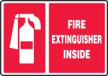 FIRE EXTINGUISHER INSIDE (W/GRAPHIC)