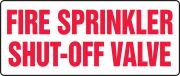 FIRE SPRINKLER SHUT-OFF VALVE