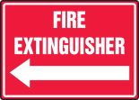 FIRE EXTINGUISHER (ARROW LEFT)