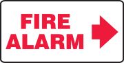 FIRE ALARM (ARROW RIGHT)
