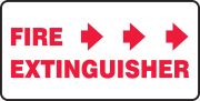FIRE EXTINGUISHER (ARROW RIGHT)