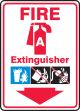 FIRE EXTINGUISHER (W/GRAPHIC) (ARROW DOWN)