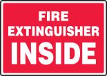 FIRE EXTINGUISHER INSIDE
