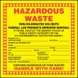 HAZARDOUS WASTE NON-CHLORINATED SOLVENTS FEDERAL LAW PROHIBITS IMPROPER DISPOSAL ...