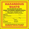 HAZARDOUS WASTE NON-CHLORINATED SOLVENTS FEDERAL LAW PROHIBITS IMPROPER DISPOSAL ...