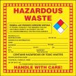 Safety Labels: Hazardous Waste - NFPA Diamond