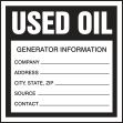 USED OIL GENERATOR INFORMATION ...