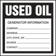 DOT, Legend: USED OIL