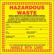 Hazardous Waste Label