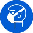 Safety Sign, Legend: (WEAR MASK)