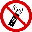 Safety Sign, Legend: NO PORTABLE TRANSMITTERS