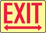 EXIT (ARROW LEFT & RIGHT) (GLOW)