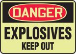 EXPLOSIVES KEEP OUT