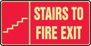 STAIRS TO FIRE EXIT (GLOW)