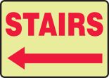 STAIRS (ARROW LEFT) (GLOW)