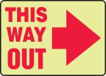 THIS WAY OUT (ARROW RIGHT)
