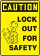 LOCK OUT FOR SAFETY(W/GRAPHIC)