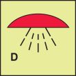 SPACE PROTECTED BY DRENCHING SYSTEM