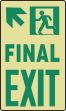 FINAL EXIT (W/GRAPHIC) ARROW DIAGONAL UP LEFT