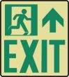EXIT (W/GRAPHIC) ARROW UP