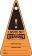 Triangle Safety Tag: Warning Locked out