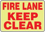 FIRE LANE KEEP CLEAR