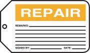Safety Tag, Legend: REPAIR