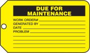 DUE FOR MAINTENANCE