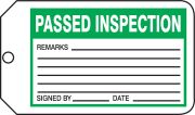 PASSED INSPECTION