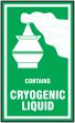CONTAINS CRYOGENIC LIQUID