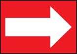 Safety Sign, Legend: (ARROW)