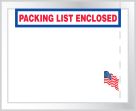 PACKING LIST ENCLOSED (W/ FLAG GRAPHIC)