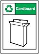 Safety Sign, Legend: CARDBOARD