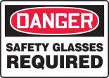SAFETY GLASSES REQUIRED