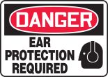 EAR PROTECTION REQUIRED (W/GRAPHIC)