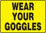 WEAR YOUR GOGGLES