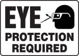 EYE PROTECTION REQUIRED (W/GRAPHIC)