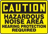 HAZARDOUS NOISE AREA HEARING PROTECTION REQUIRED