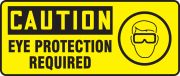 EYE PROTECTION REQUIRED (W/GRAPHIC)