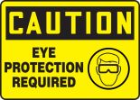 EYE PROTECTION REQUIRED (W/GRAPHIC)