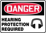 HEARING PROTECTION REQUIRED (W/GRAPHIC)