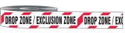 Plastic Barricade Tape: Drop Zone / Exclusion Zone