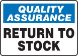 RETURN TO STOCK