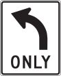 LEFT ONLY ARROW